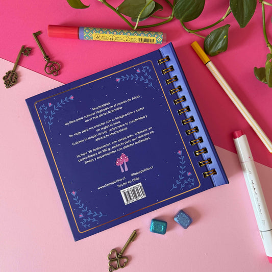 Libro para colorear MUCHOSIDAD - Cami Rojas Letelier