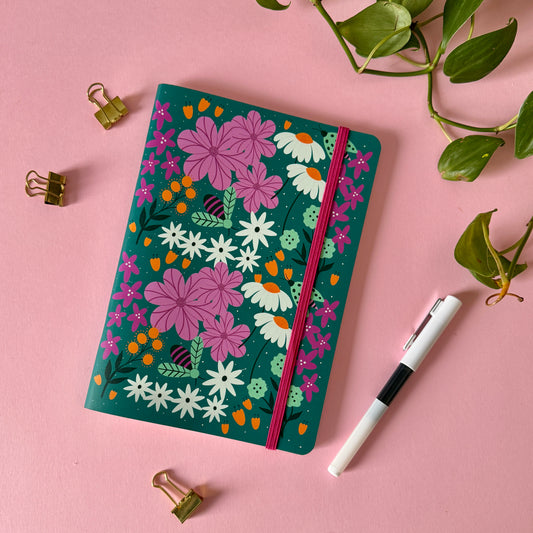 Libreta Florecer verde