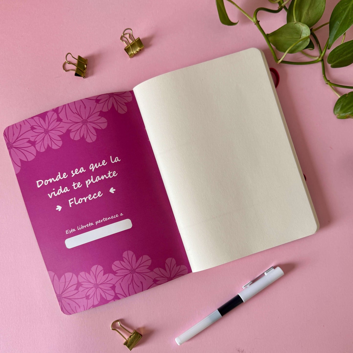 Libreta Florecer verde - Cami Rojas Letelier