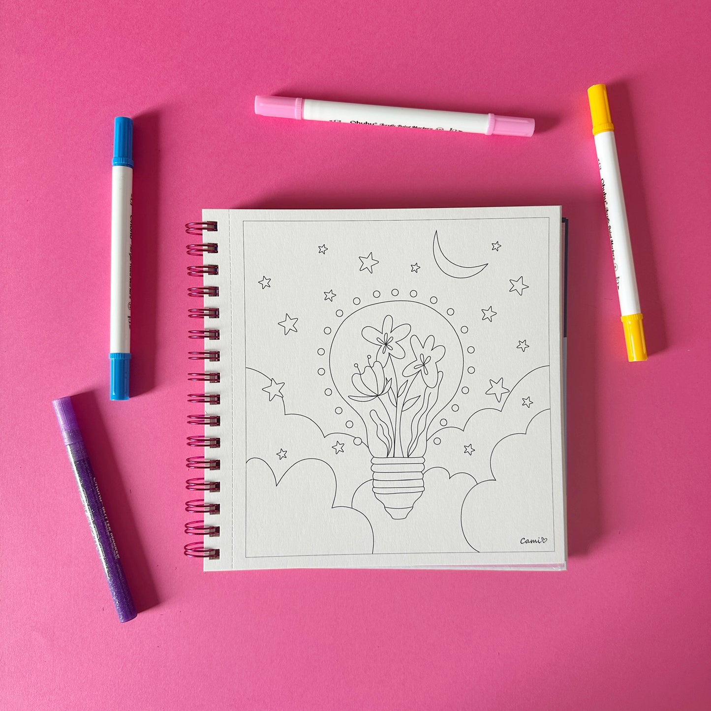 Libro para colorear ARMONIA - Cami Rojas Letelier