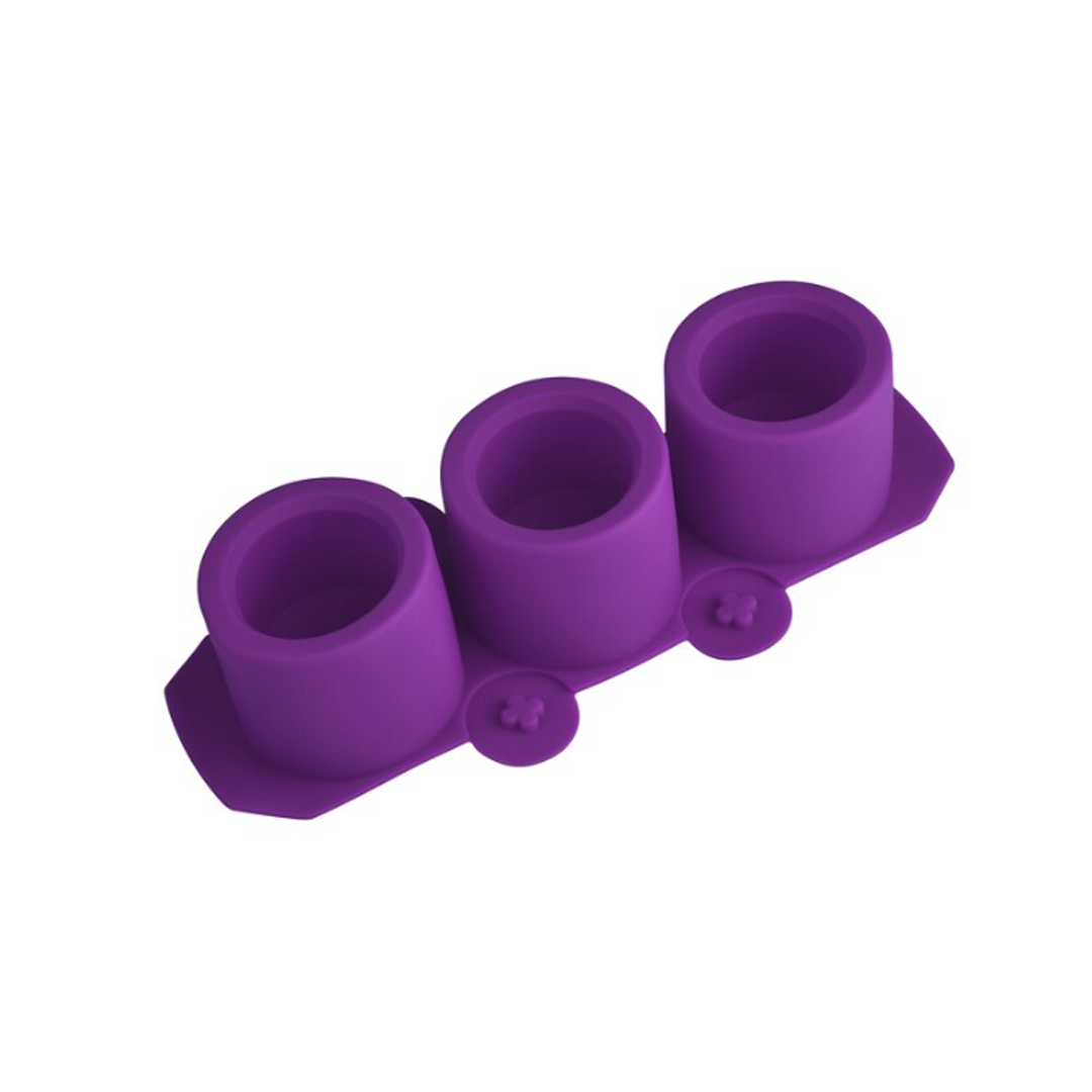 Molde triple silicona para porta velas o macetas – La Purpurina