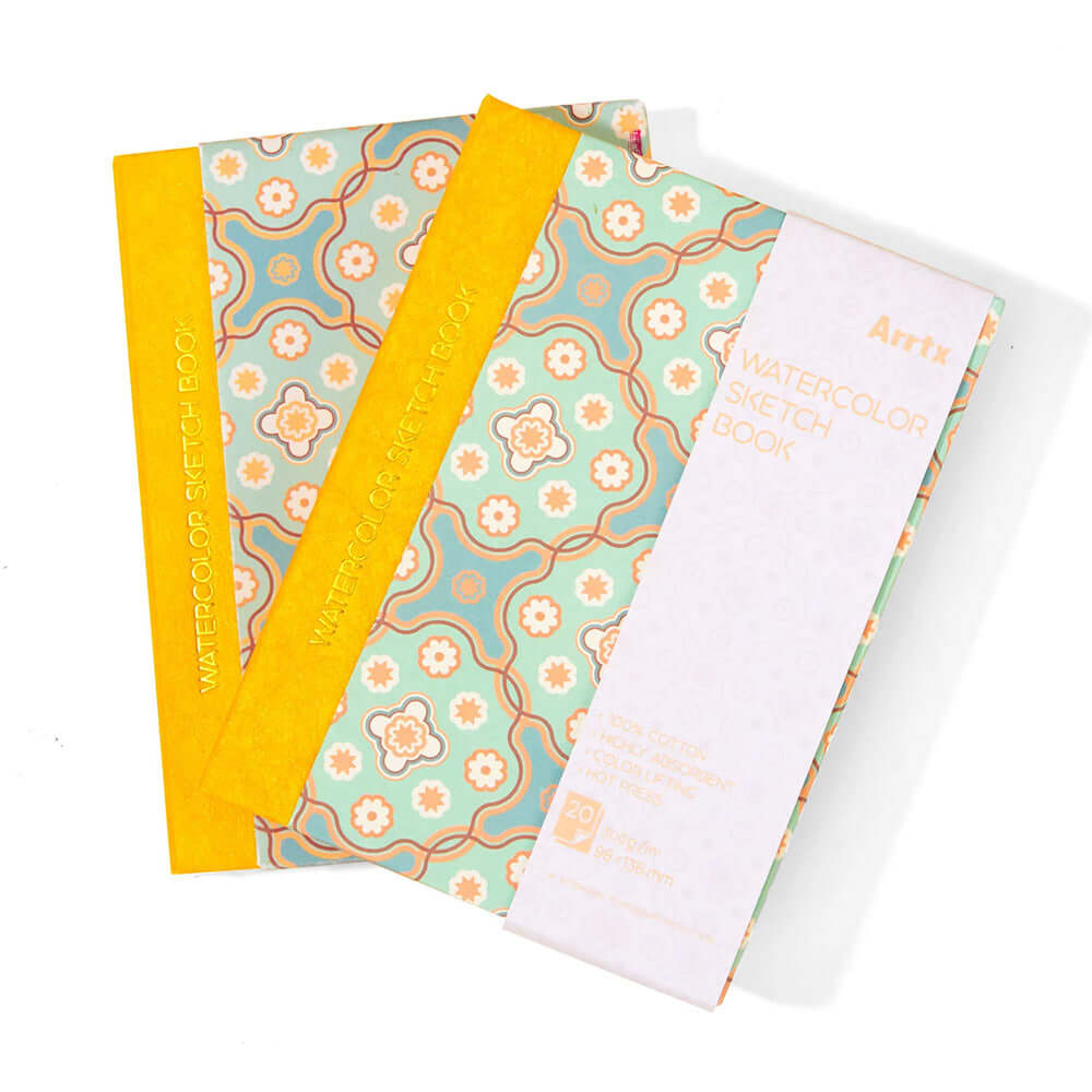 Libreta acuarela Arrtx- hojas 100% algodón - Cami Rojas Letelier