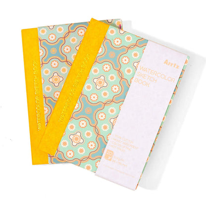 Libreta acuarela Arrtx- hojas 100% algodón - Cami Rojas Letelier