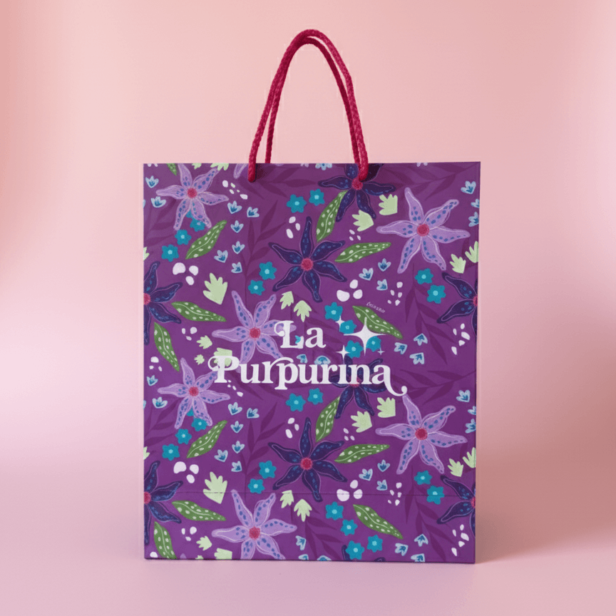 Bolsa para regalo La Purpurina - Cami Rojas Letelier