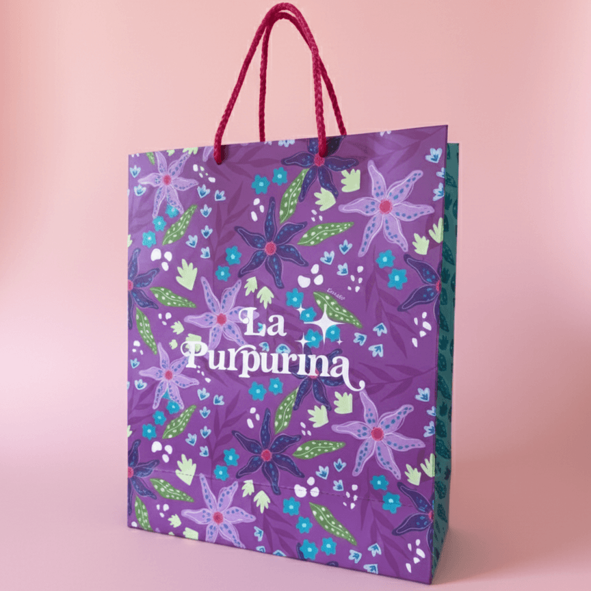 Bolsa para regalo La Purpurina - Cami Rojas Letelier