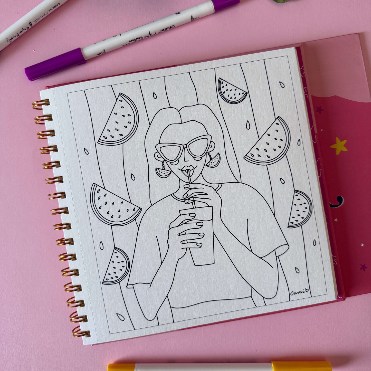 Libro para colorear TRAVESIA Nuevas Aventuras (Segunda parte) - Cami Rojas Letelier