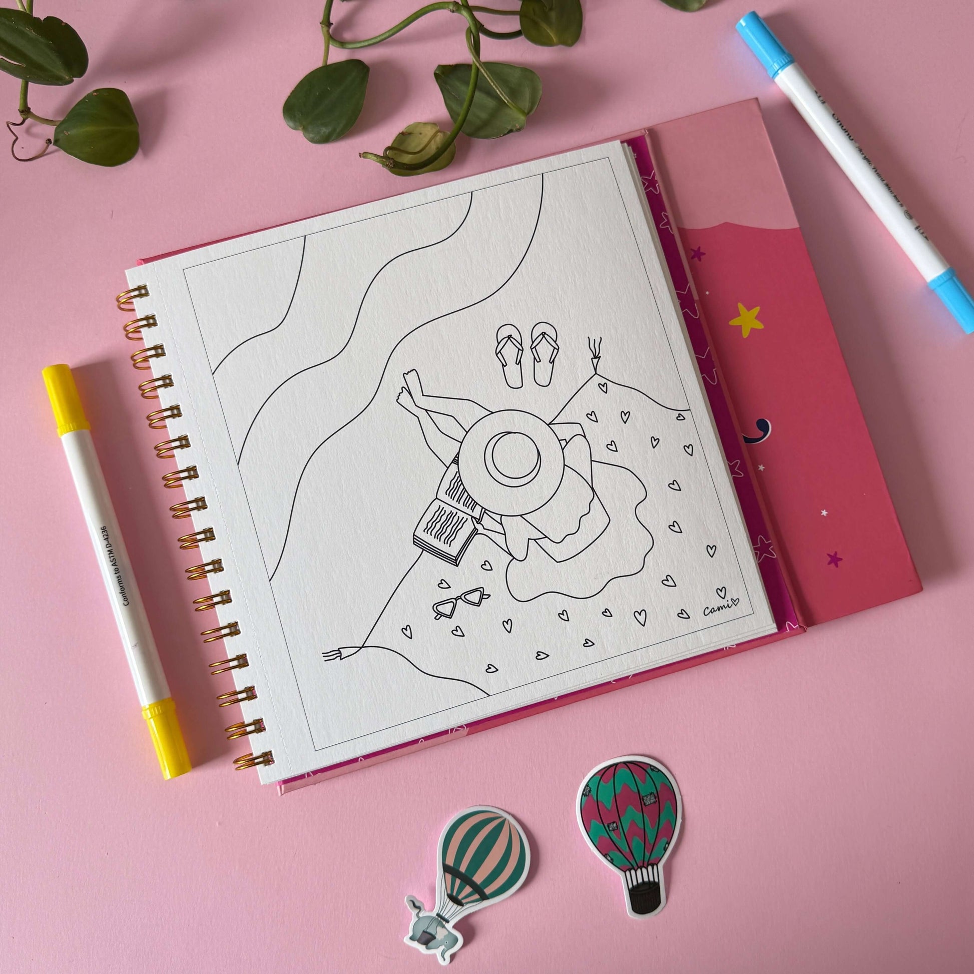 Libro para colorear TRAVESIA Nuevas Aventuras (Segunda parte) - Cami Rojas Letelier