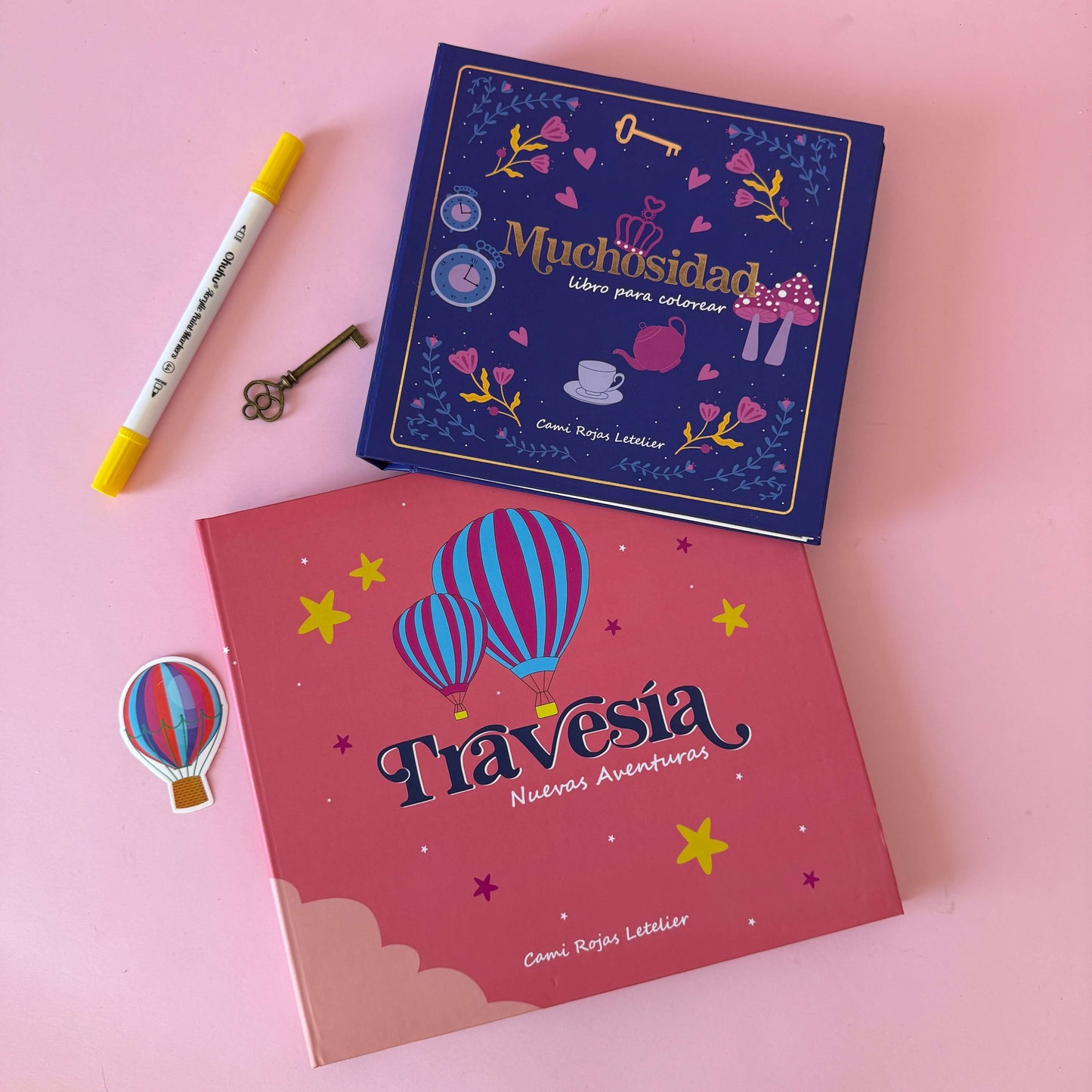 Pack Muchosidad + Travesía + Tote bag + ENVIO GRATIS - libros para colorear y creatividad.